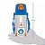 Copo Infantil Garrafinha Aluminio Garrafa Canudo Astronauta Buba 19619 - Imagem 7