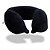 Travesseiro de Viagem Anatomico para Pescoço Plush Nap MPII2A40 Preto - Imagem 1
