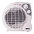 Aquecedor Elétrico 110v Portátil 1500w Ambiente Bak BK-AQU110 Branco - Imagem 1