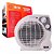 Aquecedor Elétrico 110v Portátil 1500w Ambiente Bak BK-AQU110 Branco - Imagem 3