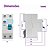 Interruptor Diferencial Residual IDR 63A 30mA 2 Polos Bipolar Elgin - Imagem 6