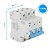 Mini Disjuntor Tripolar 3 Polos Triplo 50a 6ka Curva C MCB Elgin - Imagem 3
