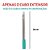 Cabo Extensor 28cm Inox para Mop Giratorio Flash Limp RMOP0733 - Imagem 3
