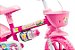 Bicicleta Infantil Feminina Rosa Menina Flower Aro 12 Nathor - Imagem 3