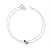Pulseira de Prata Olho Grego Central Branco - Imagem 1