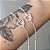 Pulseira de Prata Borboleta Transparente - Imagem 3