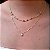 Choker de Prata Corações Colors - Imagem 2