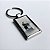 Chaveiro Aço Inox Personalizado com Foto Retangular - Imagem 2