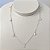 Choker de Prata Pingentes Corações Zircônia - Imagem 1