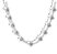 Choker de Prata Corações Cristal - Imagem 1