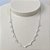 Choker de Prata Corações Cristal - Imagem 1