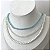 Choker Cristais Azul 40 cm + Extensor de Prata - Imagem 4