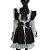 COSPLAY FANTASIA VESTIDO UNIFORME MAID LOLITA BRITNEY - Imagem 8