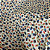 Cetim Estampado - Flor Azul l 1/2 Metro - Imagem 1