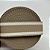 Alça Chic - Marfim com listra branca  30MM - Rolo com 25MM - Imagem 1