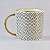 Caneca Gold Linhas 350ml - Imagem 1