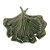 Enfeite Folha em Porcelana Leaf Verde 22cm - Imagem 3