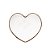 Bowl Heart de Vidro com Borda Dourada 12cm - Imagem 3