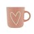 Caneca de porcelana heart rosa - Imagem 4