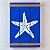 Quadro Estrela Azul 35 cm - Imagem 1