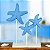 Enfeite Pedestal Trio de Estrelas Azuis Mod. B - Imagem 1
