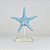Pedestal Estrela do Mar Azul Pequena - Imagem 1