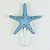 Cabideiro Estrela 20cm Azul - Imagem 1
