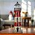 Enfeite Farol Listrado 39 cm - Imagem 1