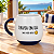 Caneca Terapia White Azul Escuro 500ml - Imagem 1
