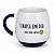 Caneca Terapia White Azul Escuro 500ml - Imagem 2