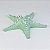 Enfeite Estrela de Mesa Verde 30 cm em Resina - Imagem 1