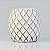 Vaso Branco Losangos 15 cm em Cerâmica - Imagem 1