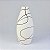 Vaso Lines Branco 32 cm em Cerâmica - Imagem 2