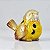 Pássaro Amarelo Furado em Cerâmica - Imagem 1