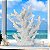 Enfeite Coral Árvore Grande Branco em Resina - Imagem 1