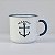 Caneca Ocean Branca Âncora em Cerâmica 400ml - Imagem 1