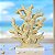 Enfeite Coral Bege - Imagem 1