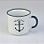 Caneca Ocean Branco Com Âncora em Cerâmica - Imagem 3