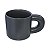 Caneca Retro Cinza Escuro em Cerâmica - Imagem 1