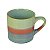 Caneca Colorida Tons Verdes em Cerâmica 350 ml - Imagem 4