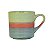 Caneca Colorida Tons Verdes em Cerâmica 350 ml - Imagem 2