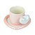 Caneca Alça Coração Rosa em Cerâmica - Imagem 3