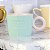 Caneca Welcome The Day Verde em Cerâmica 300ml - Imagem 1