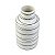 Vaso Branco Linhas 23 cm em Cerâmica - Imagem 3