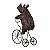 Enfeite Rinoceronte na Bicicleta em Metal - Imagem 4