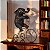 Enfeite Elefante na Bicicleta em Metal - Imagem 1