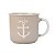 Caneca Ocean Bege Com Âncora em Cerâmica - Imagem 2