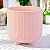 Vaso Color Line Rosa em Cerâmica - Imagem 1