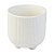 Vaso Color Line Branco em Cerâmica - Imagem 4