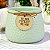 Vaso Color Home Sweet Home Verde 9 cm em Cerâmica - Imagem 1